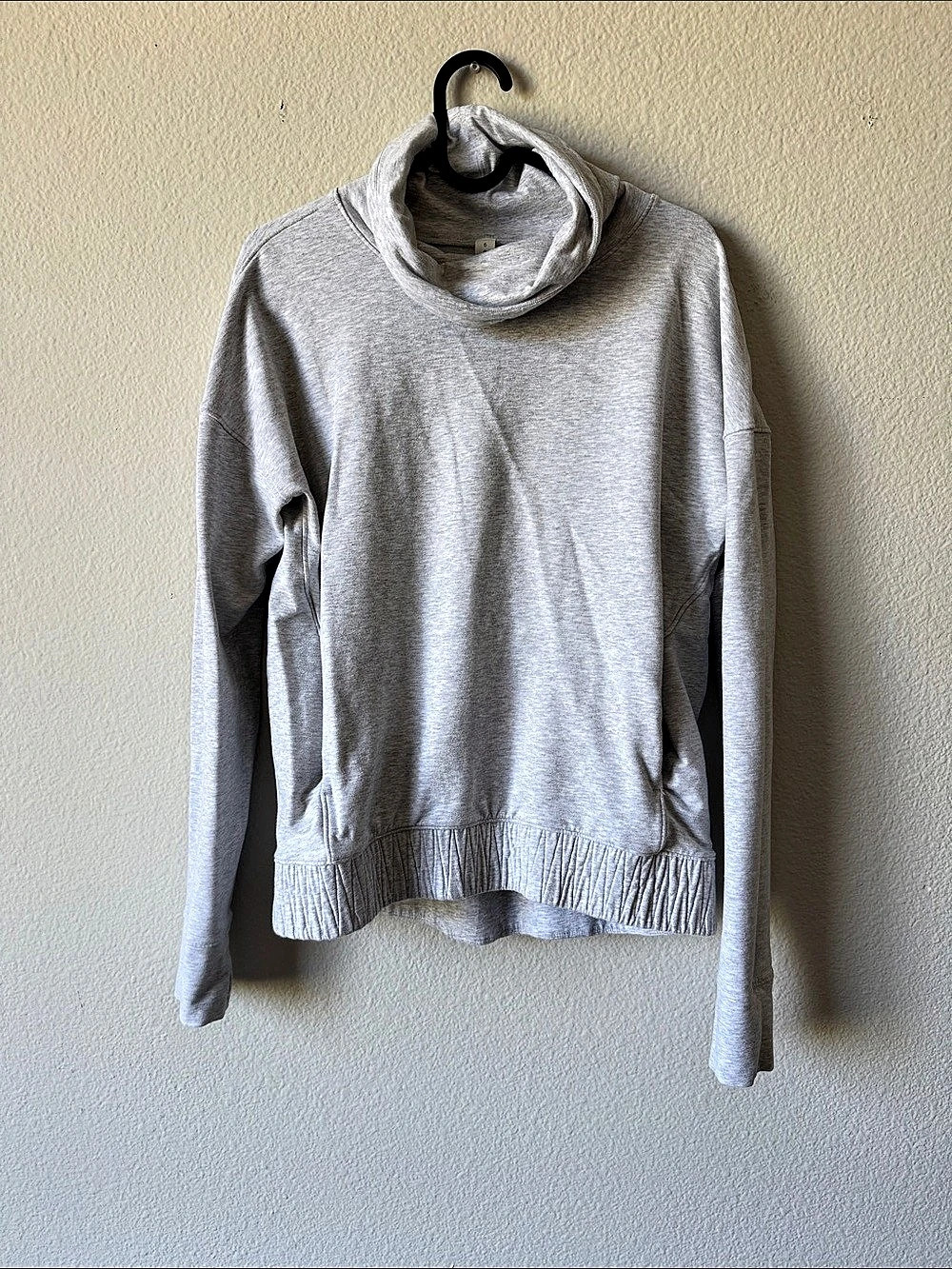 lululemon Funnel Neck Sweater Gray Size 6